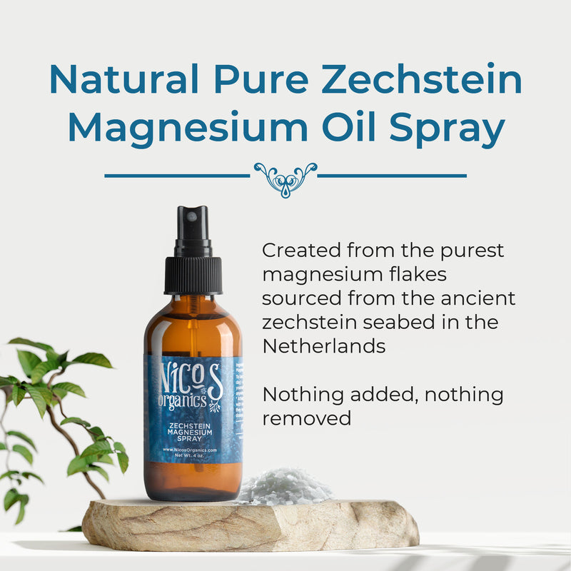 Genuine Zechstein Magnesium Oil Spray,  4 oz - Vegan