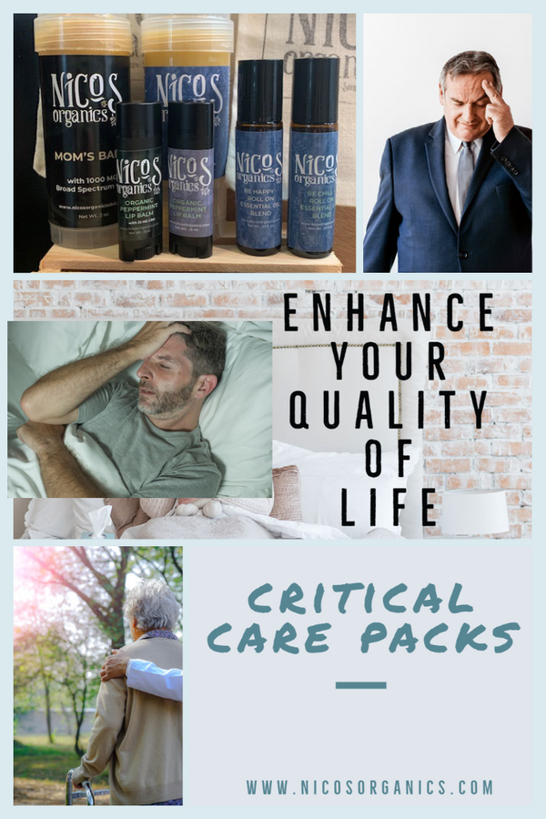 critical care packs, hospice, cancer care packs, topical pain relief, aromatherapy